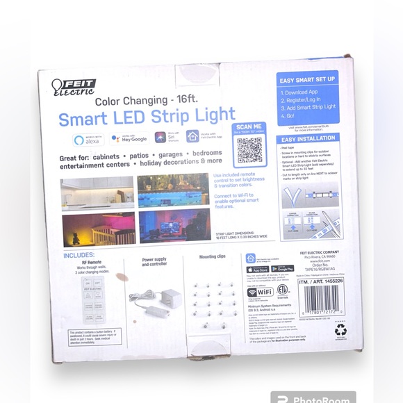 NIB Feit Electric Smart 16FT LED Strip - Picture 2 of 5